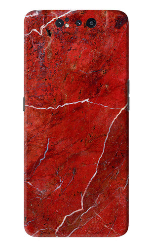 Red Marble Design Samsung Galaxy A80 Back Skin Wrap