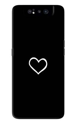 Heart Samsung Galaxy A80 Back Skin Wrap