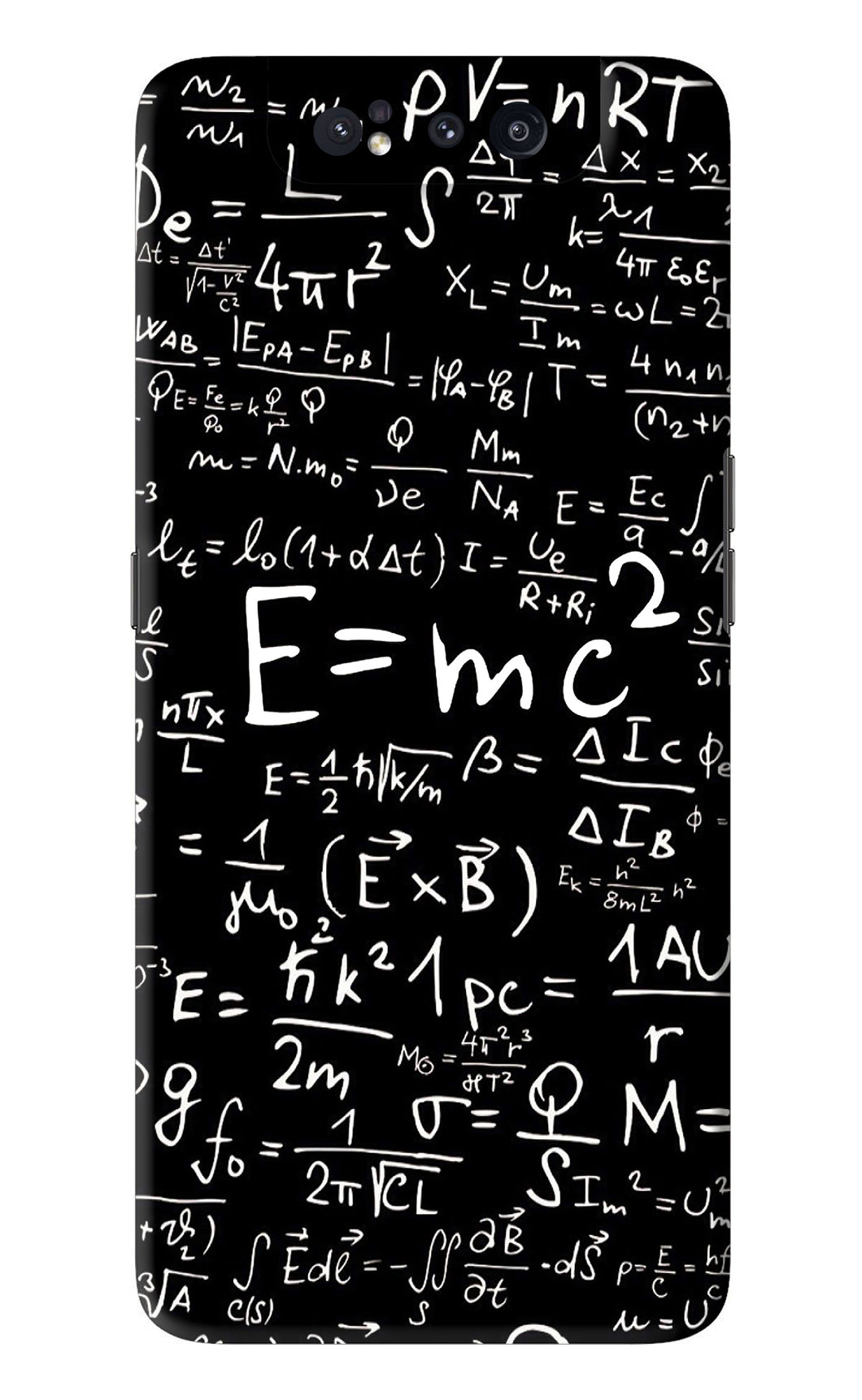 Physics Albert Einstein Formula Samsung Galaxy A80 Back Skin Wrap