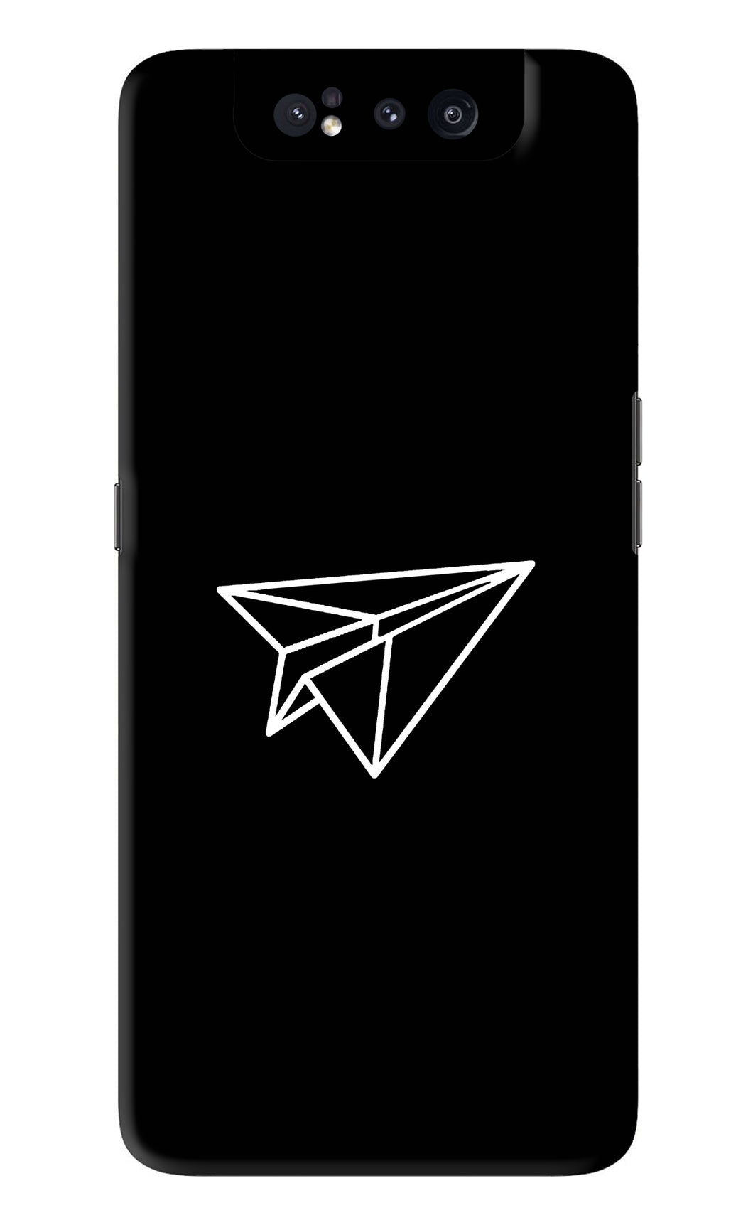 Paper Plane White Samsung Galaxy A80 Back Skin Wrap