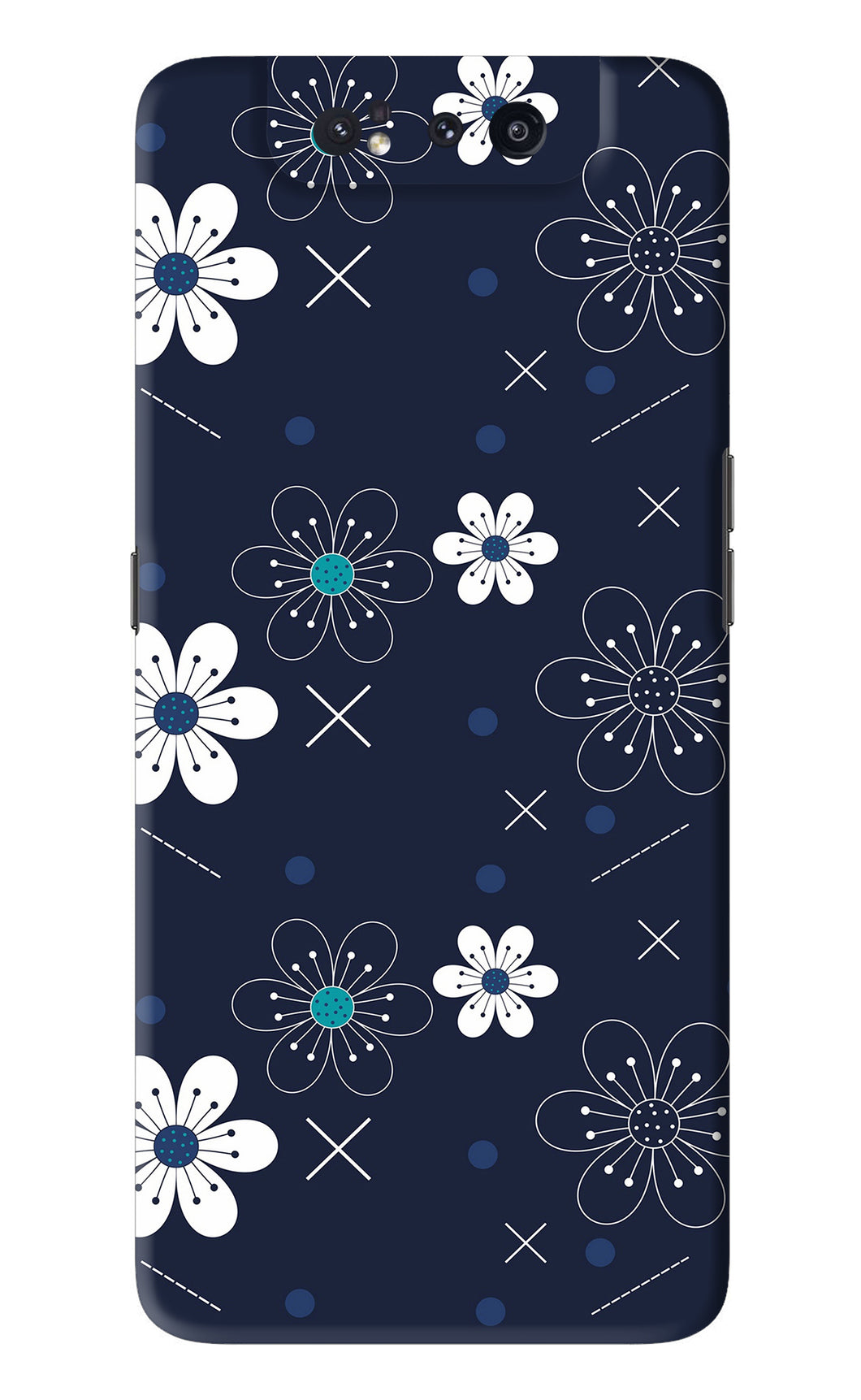 Flowers 4 Samsung Galaxy A80 Back Skin Wrap