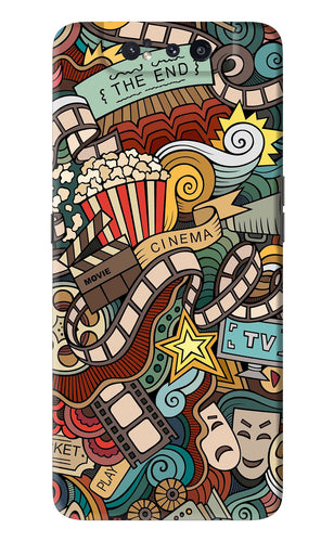 Cinema Abstract Samsung Galaxy A80 Back Skin Wrap