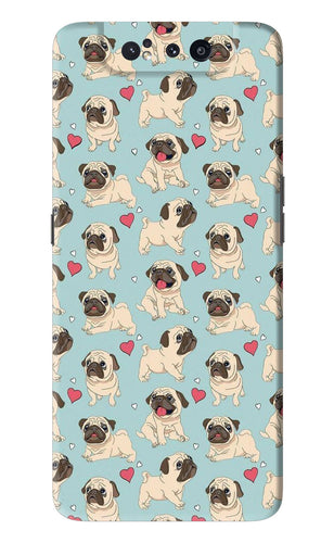 Pug Dog Samsung Galaxy A80 Back Skin Wrap