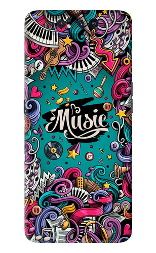 Music Graffiti Samsung Galaxy A80 Back Skin Wrap