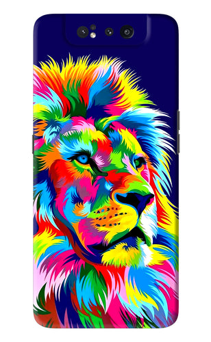 Vector Art Lion Samsung Galaxy A80 Back Skin Wrap