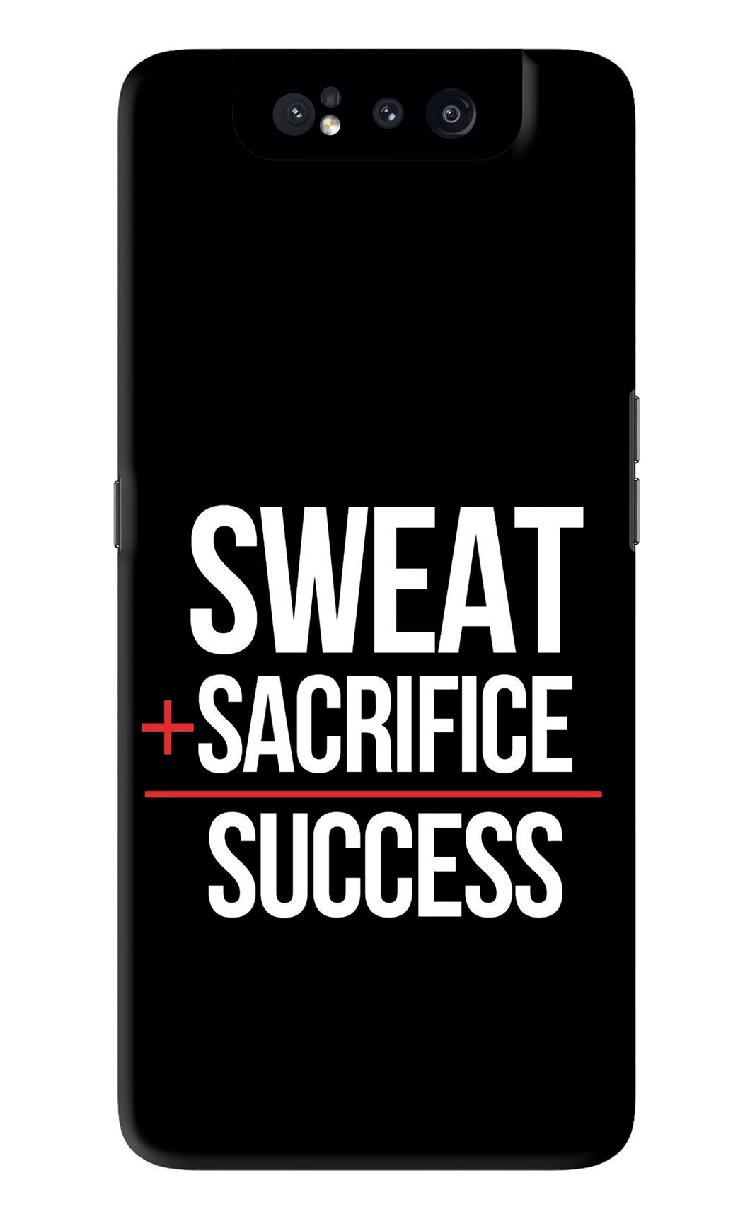 Sweat Sacrifice Success Samsung Galaxy A80 Back Skin Wrap