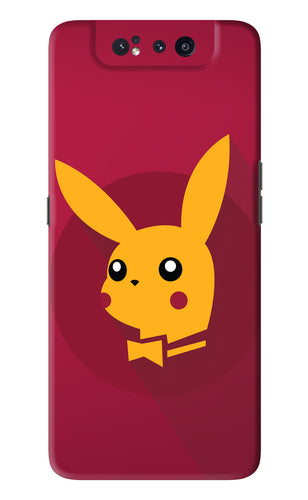 Pikachu Samsung Galaxy A80 Back Skin Wrap