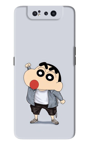 Shinchan Samsung Galaxy A80 Back Skin Wrap