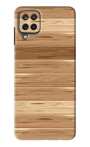 Wooden Vector Samsung Galaxy F12 Back Skin Wrap
