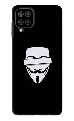 Anonymous Face Samsung Galaxy F12 Back Skin Wrap