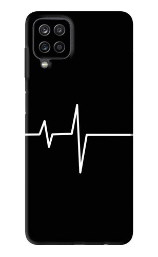Heart Beats Samsung Galaxy F12 Back Skin Wrap