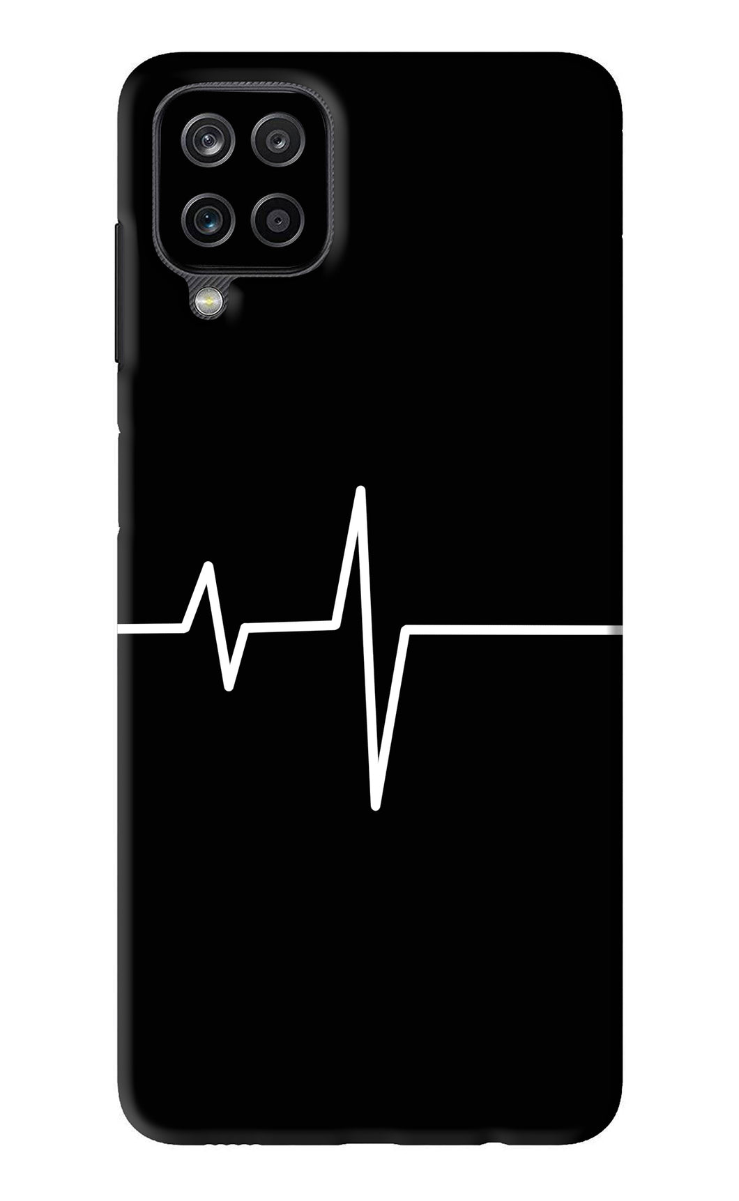 Heart Beats Samsung Galaxy F12 Back Skin Wrap
