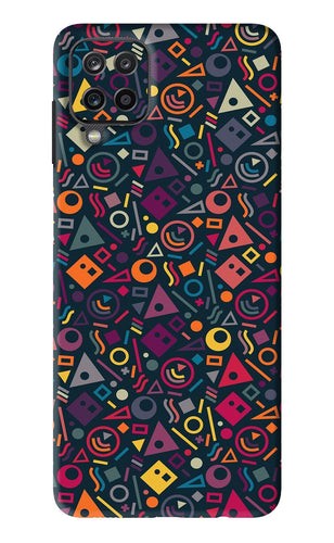 Geometric Abstract Samsung Galaxy F12 Back Skin Wrap