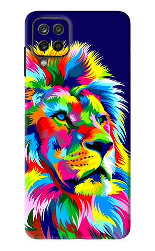 Vector Art Lion Samsung Galaxy F12 Back Skin Wrap
