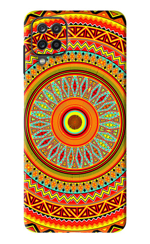 Mandala Pattern Samsung Galaxy F12 Back Skin Wrap