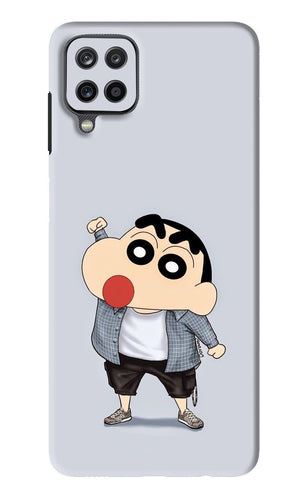 Shinchan Samsung Galaxy F12 Back Skin Wrap
