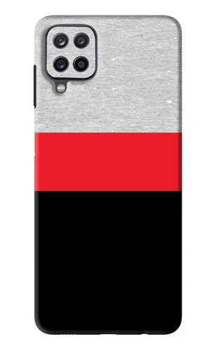 Tri Color Pattern Samsung Galaxy F12 Back Skin Wrap