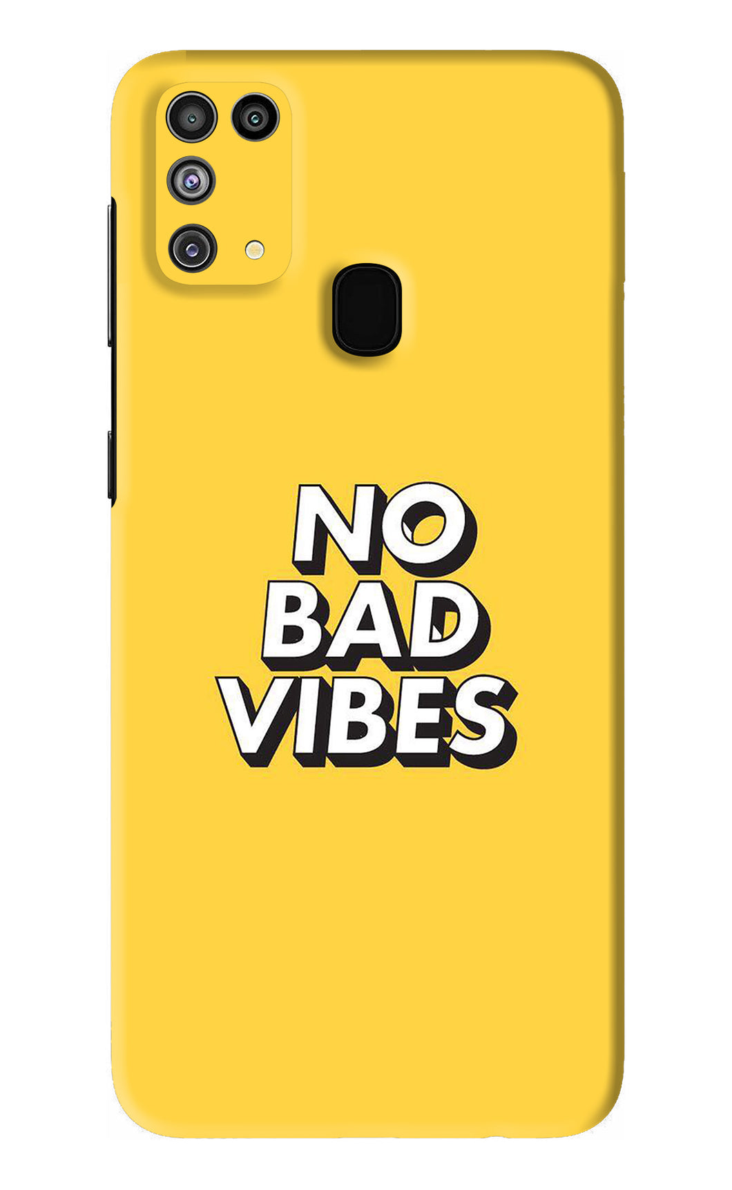 No Bad Vibes Samsung Galaxy F41 Back Skin Wrap