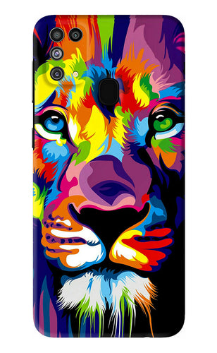 Lion Samsung Galaxy F41 Back Skin Wrap