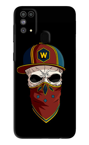 Skull Samsung Galaxy F41 Back Skin Wrap