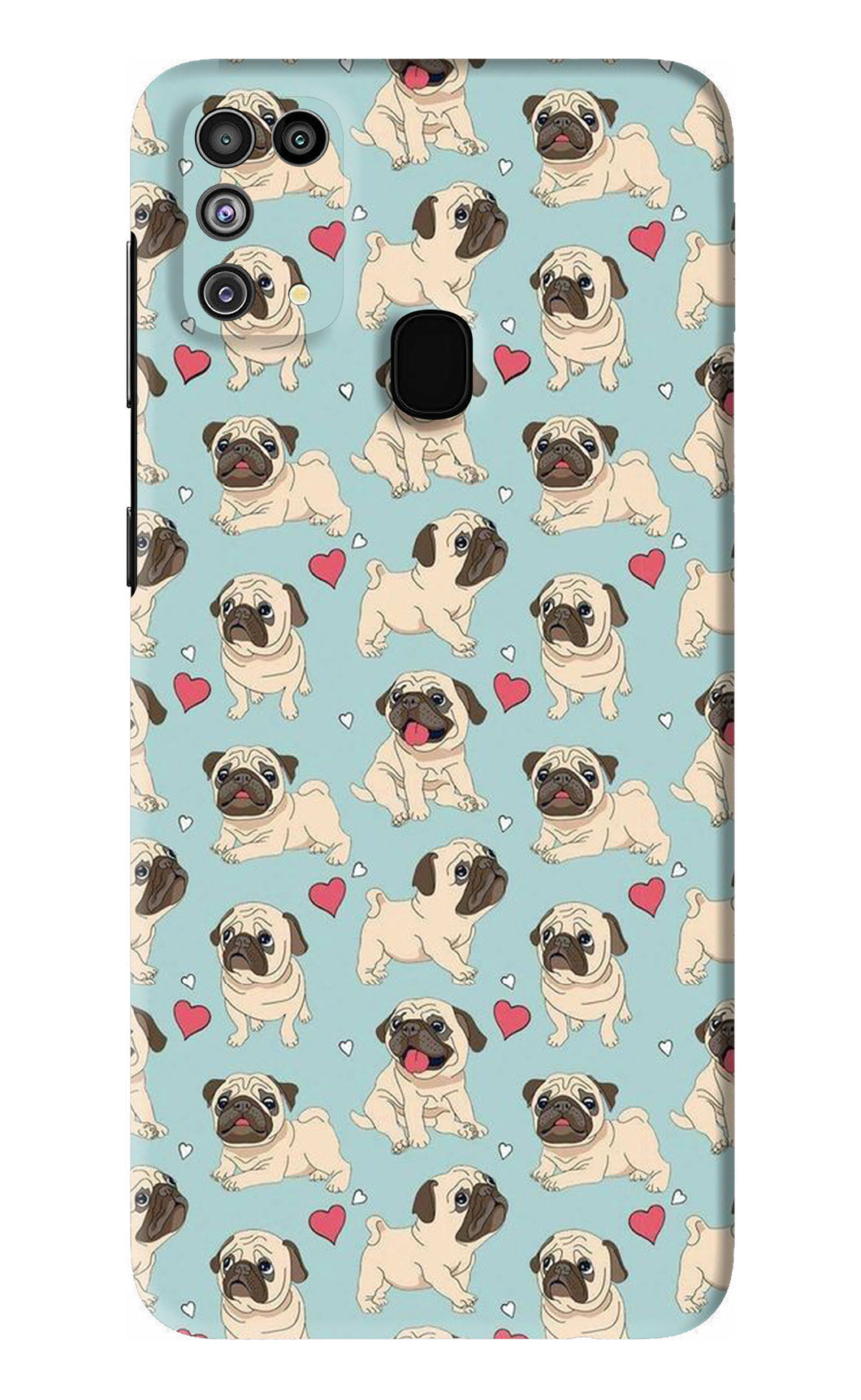 Pug Dog Samsung Galaxy F41 Back Skin Wrap