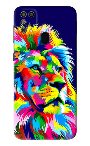 Vector Art Lion Samsung Galaxy F41 Back Skin Wrap