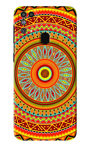 Mandala Pattern Samsung Galaxy F41 Back Skin Wrap