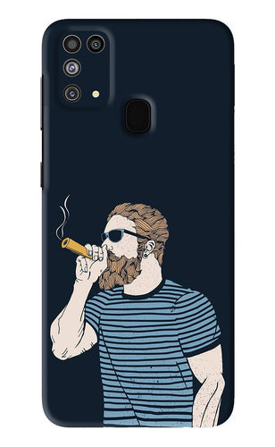 Smoking Samsung Galaxy F41 Back Skin Wrap