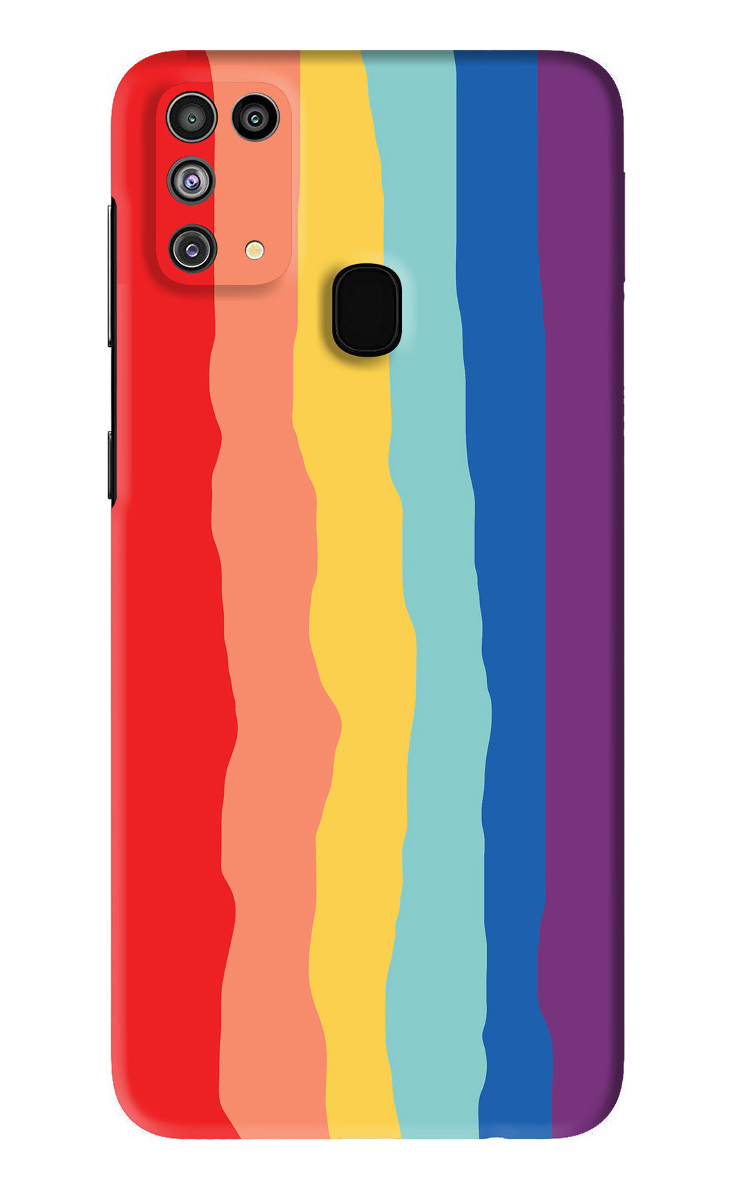 Rainbow Samsung Galaxy F41 Back Skin Wrap