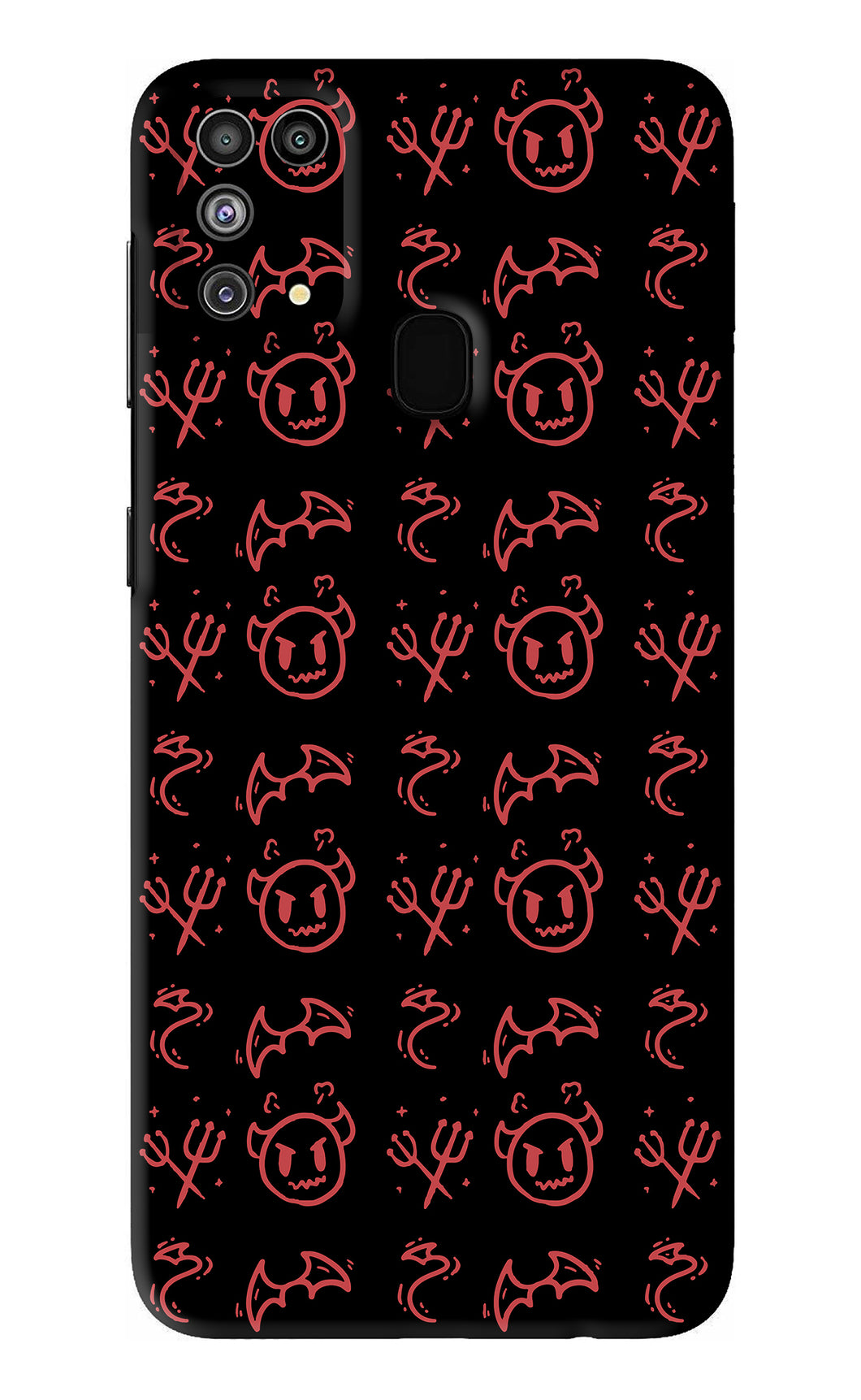 Devil Samsung Galaxy F41 Back Skin Wrap
