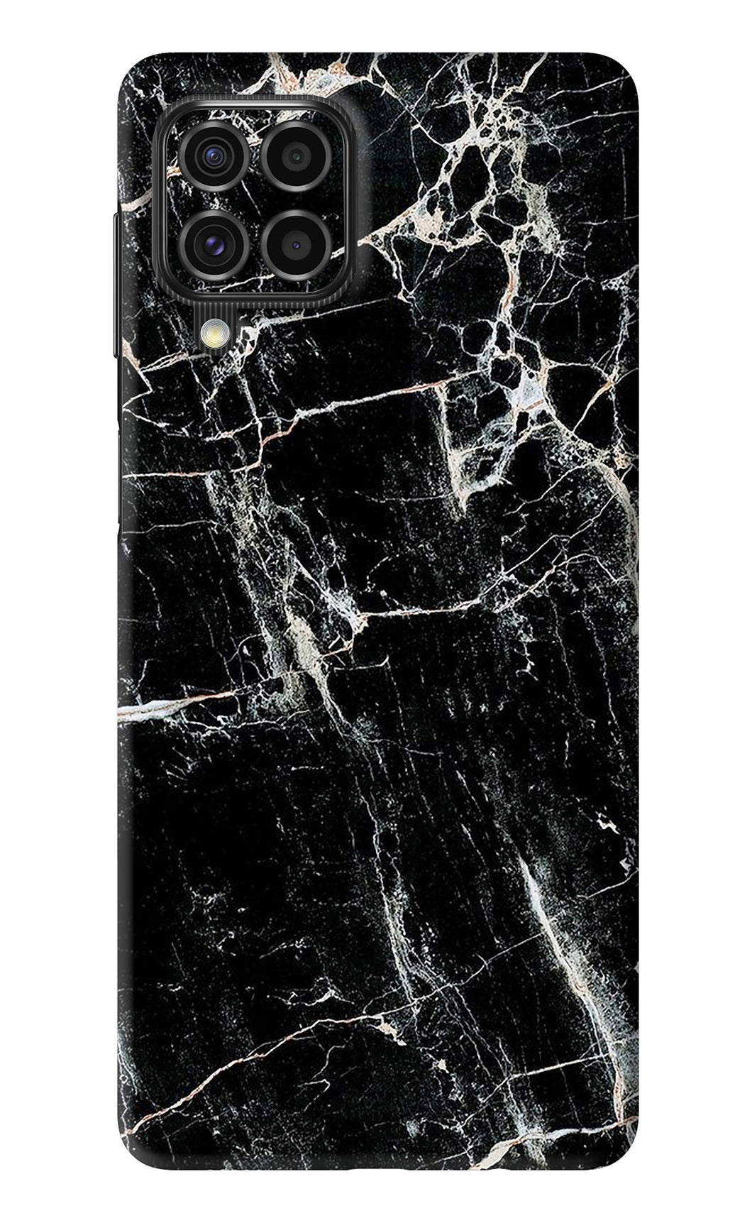 Black Marble Texture 1 Samsung Galaxy F62 Back Skin Wrap