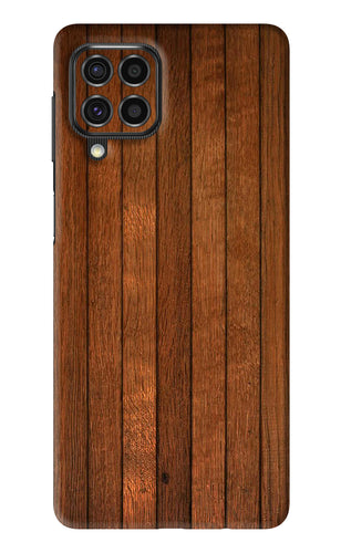 Wooden Artwork Bands Samsung Galaxy F62 Back Skin Wrap