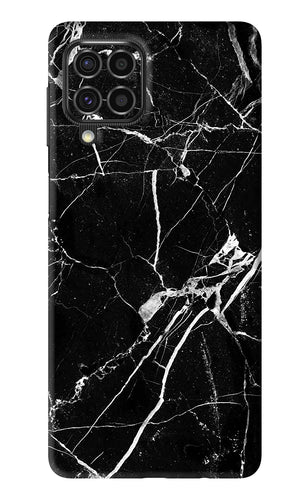 Black Marble Texture 2 Samsung Galaxy F62 Back Skin Wrap