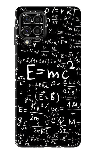 Physics Albert Einstein Formula Samsung Galaxy F62 Back Skin Wrap