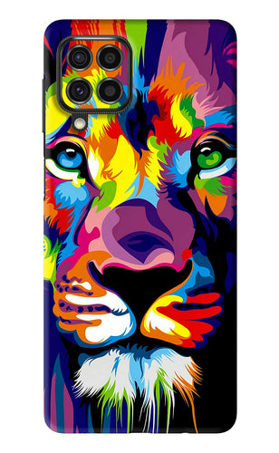 Lion Samsung Galaxy F62 Back Skin Wrap