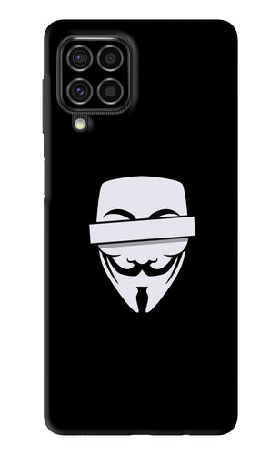 Anonymous Face Samsung Galaxy F62 Back Skin Wrap