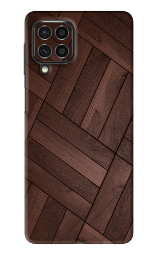 Wooden Texture Design Samsung Galaxy F62 Back Skin Wrap