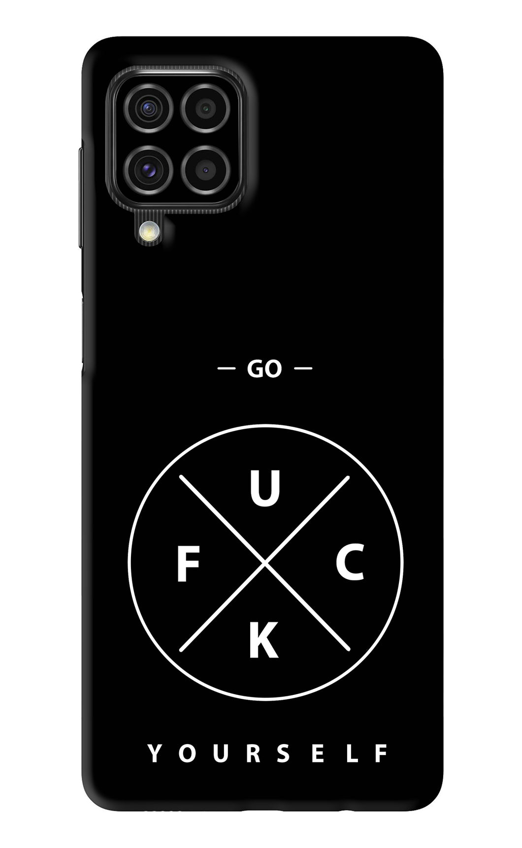 Go Fuck Yourself Samsung Galaxy F62 Back Skin Wrap
