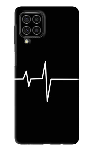 Heart Beats Samsung Galaxy F62 Back Skin Wrap