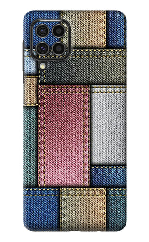 Multicolor Jeans Samsung Galaxy F62 Back Skin Wrap