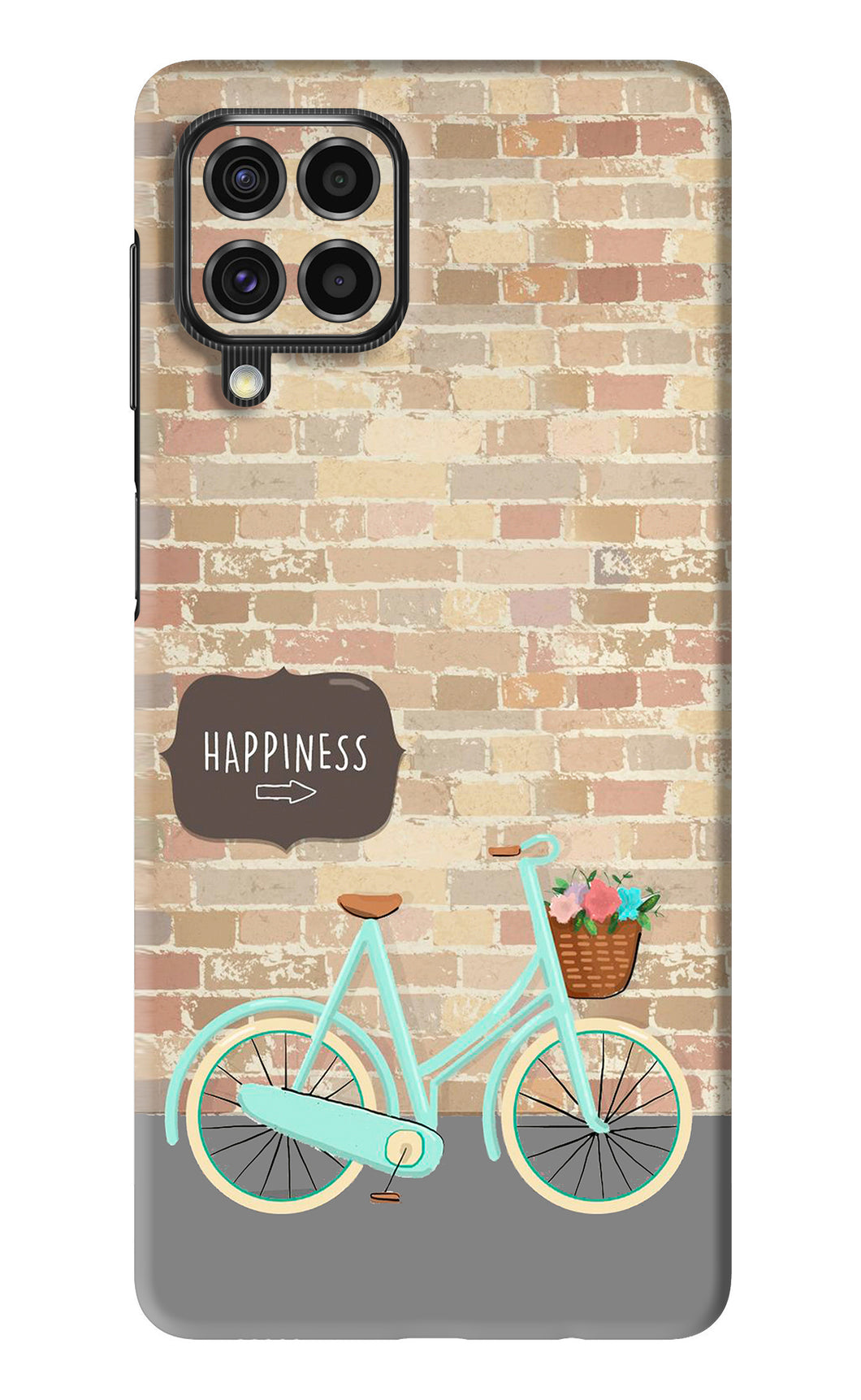 Happiness Artwork Samsung Galaxy F62 Back Skin Wrap