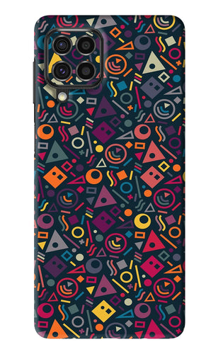 Geometric Abstract Samsung Galaxy F62 Back Skin Wrap