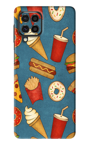 Foodie Samsung Galaxy F62 Back Skin Wrap