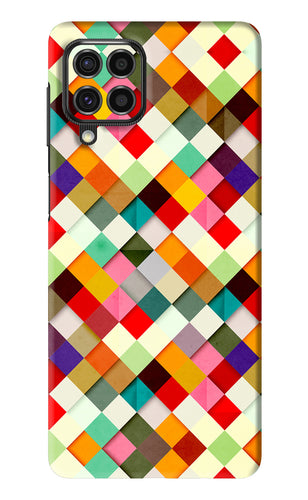 Geometric Abstract Colorful Samsung Galaxy F62 Back Skin Wrap
