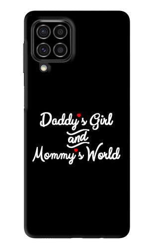 Daddy's Girl and Mommy's World Samsung Galaxy F62 Back Skin Wrap