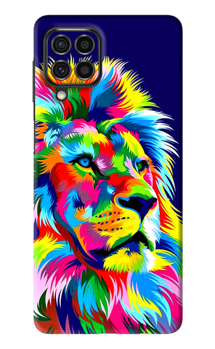 Vector Art Lion Samsung Galaxy F62 Back Skin Wrap