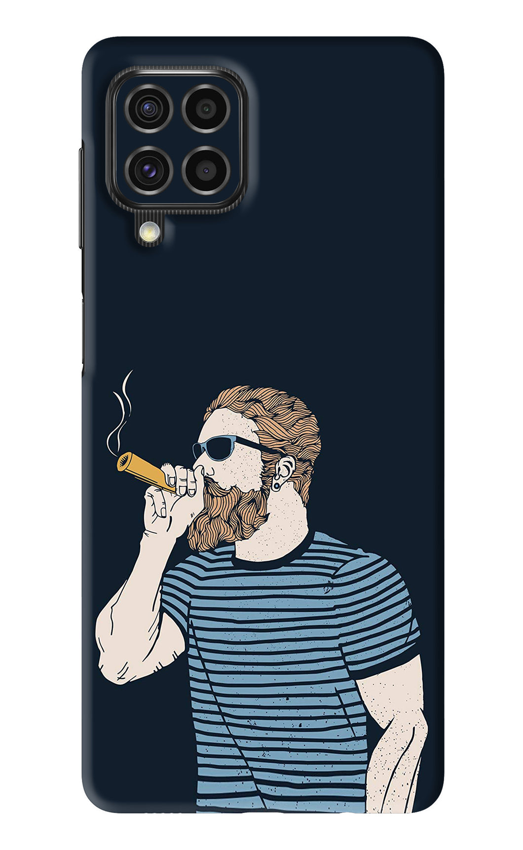 Smoking Samsung Galaxy F62 Back Skin Wrap