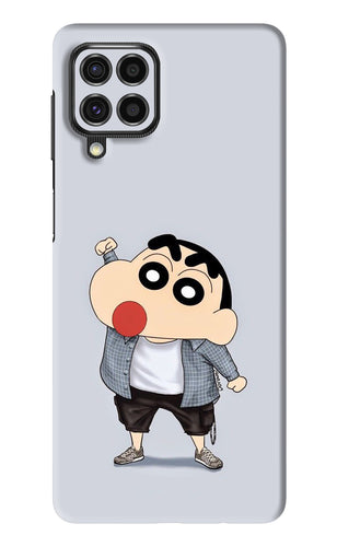 Shinchan Samsung Galaxy F62 Back Skin Wrap