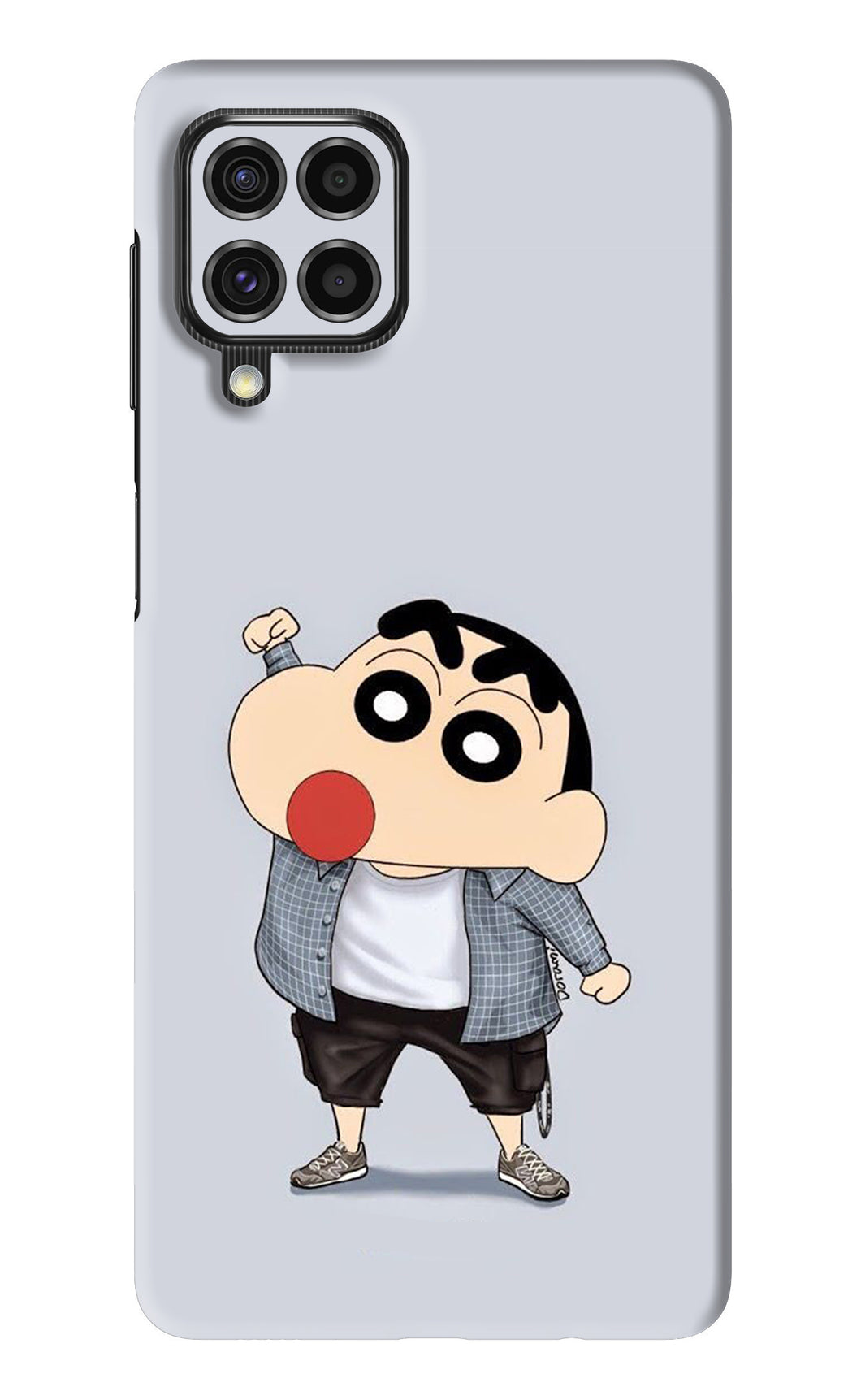 Shinchan Samsung Galaxy F62 Back Skin Wrap
