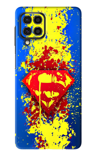 Superman logo Samsung Galaxy F62 Back Skin Wrap